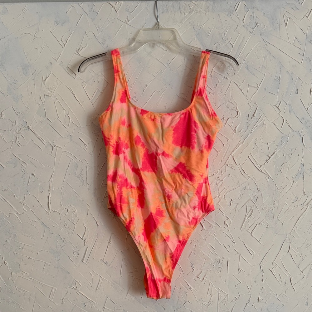Aerie Vibrant Orange One-Piece Swimsuit
